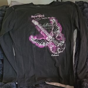 Hard Rock Cafe Black Long Sleeve Shirt